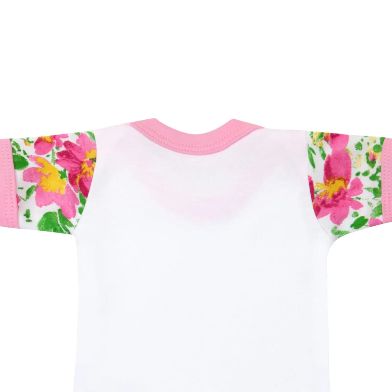 Contrast Pattern Bodysuit - 2 Pack