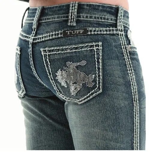 Cowgirl Tuff Wild and Wooly Shimmer Women's Jeans 28x31