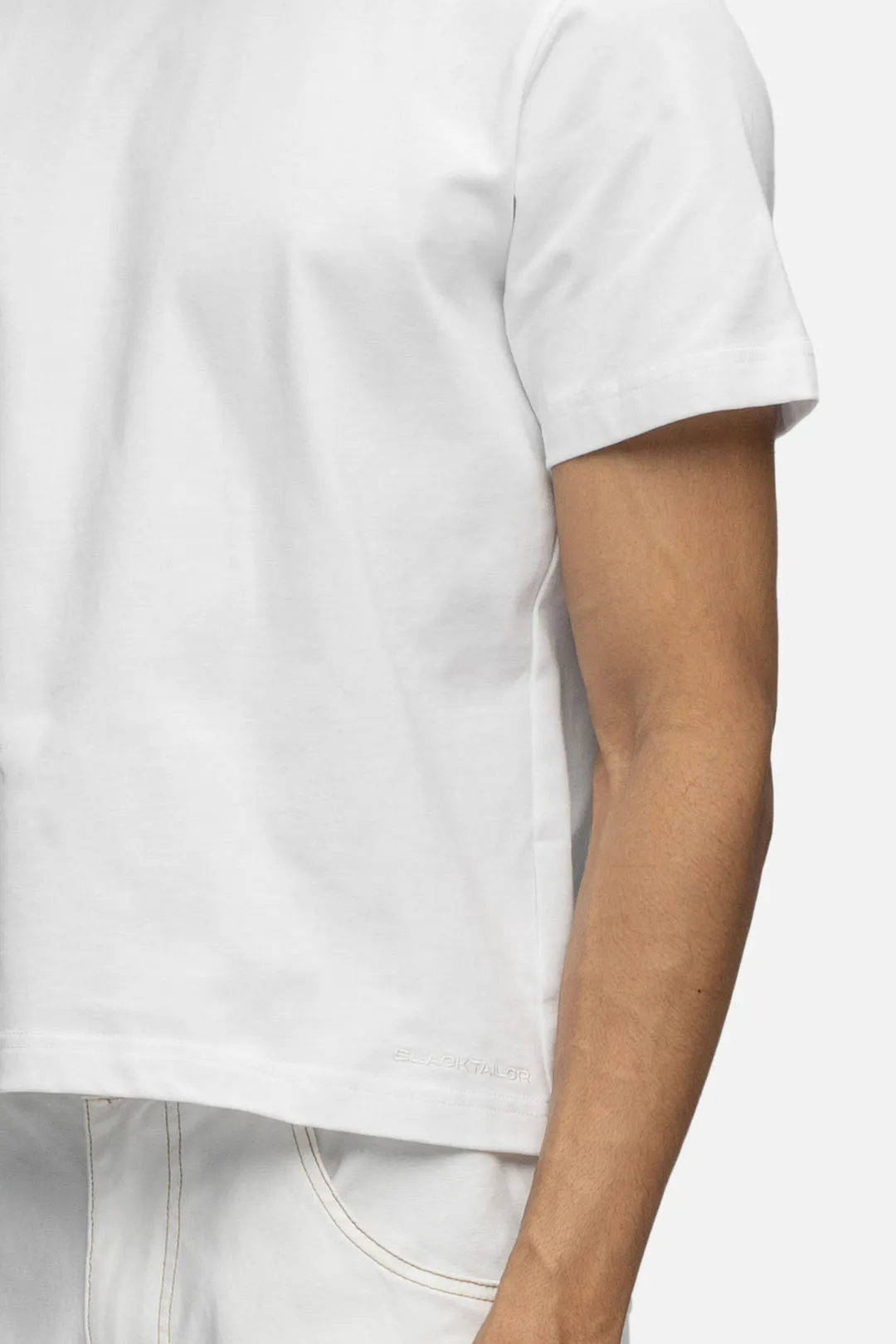 CROPPED T-SHIRT WHITE