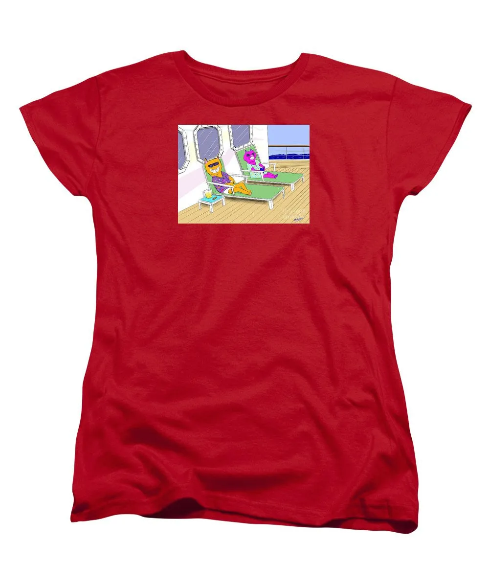 Cruise Cats - Women's T-Shirt (Standard Cut)