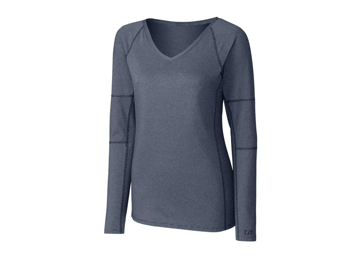 Cutter & Buck Long Sleeve Victory V Neck