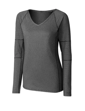 Cutter & Buck Long Sleeve Victory V Neck