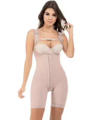Cysm High Control Mid-Thigh Bodysuit - 455