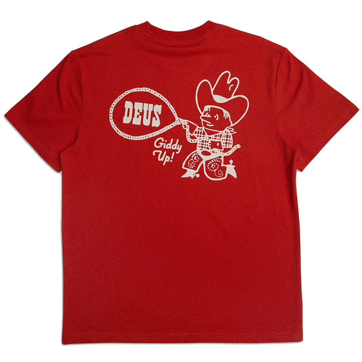 Deus Ex Machina Ropeburn T-Shirt Red Clay