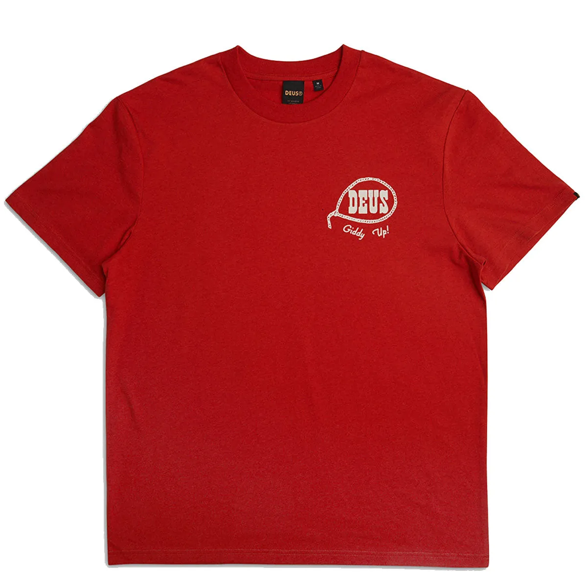 Deus Ex Machina Ropeburn T-Shirt Red Clay