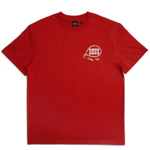 Deus Ex Machina Ropeburn T-Shirt Red Clay
