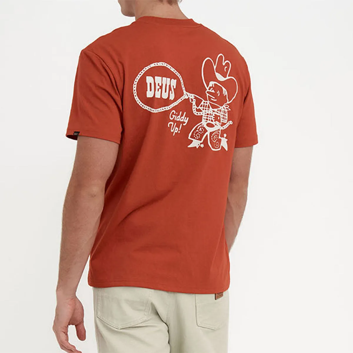 Deus Ex Machina Ropeburn T-Shirt Red Clay