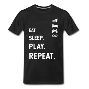 Eat Sleep Play Repeat Men's Organic T-Shirt