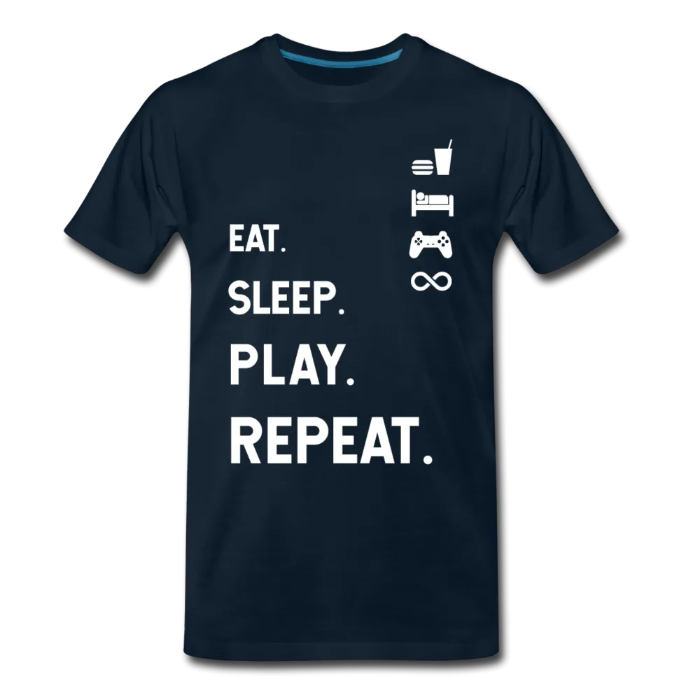 Eat Sleep Play Repeat Men's Organic T-Shirt