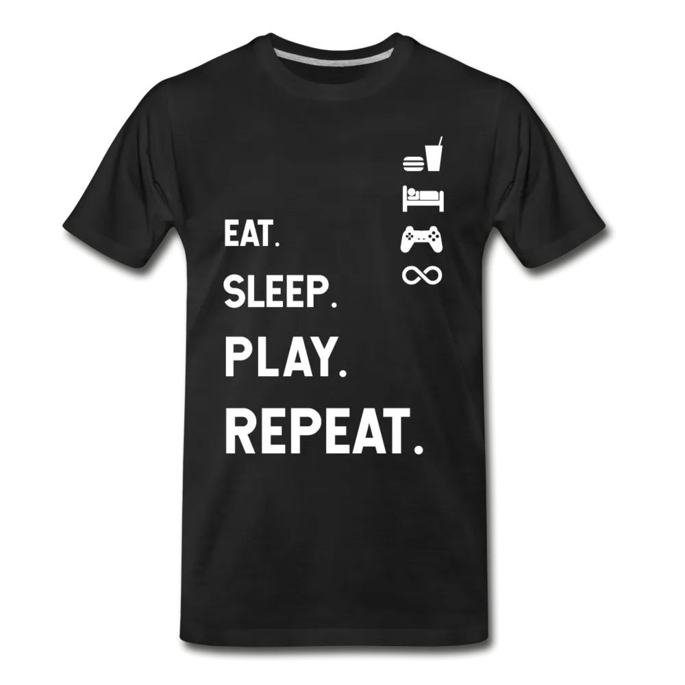 Eat Sleep Play Repeat Men's Organic T-Shirt