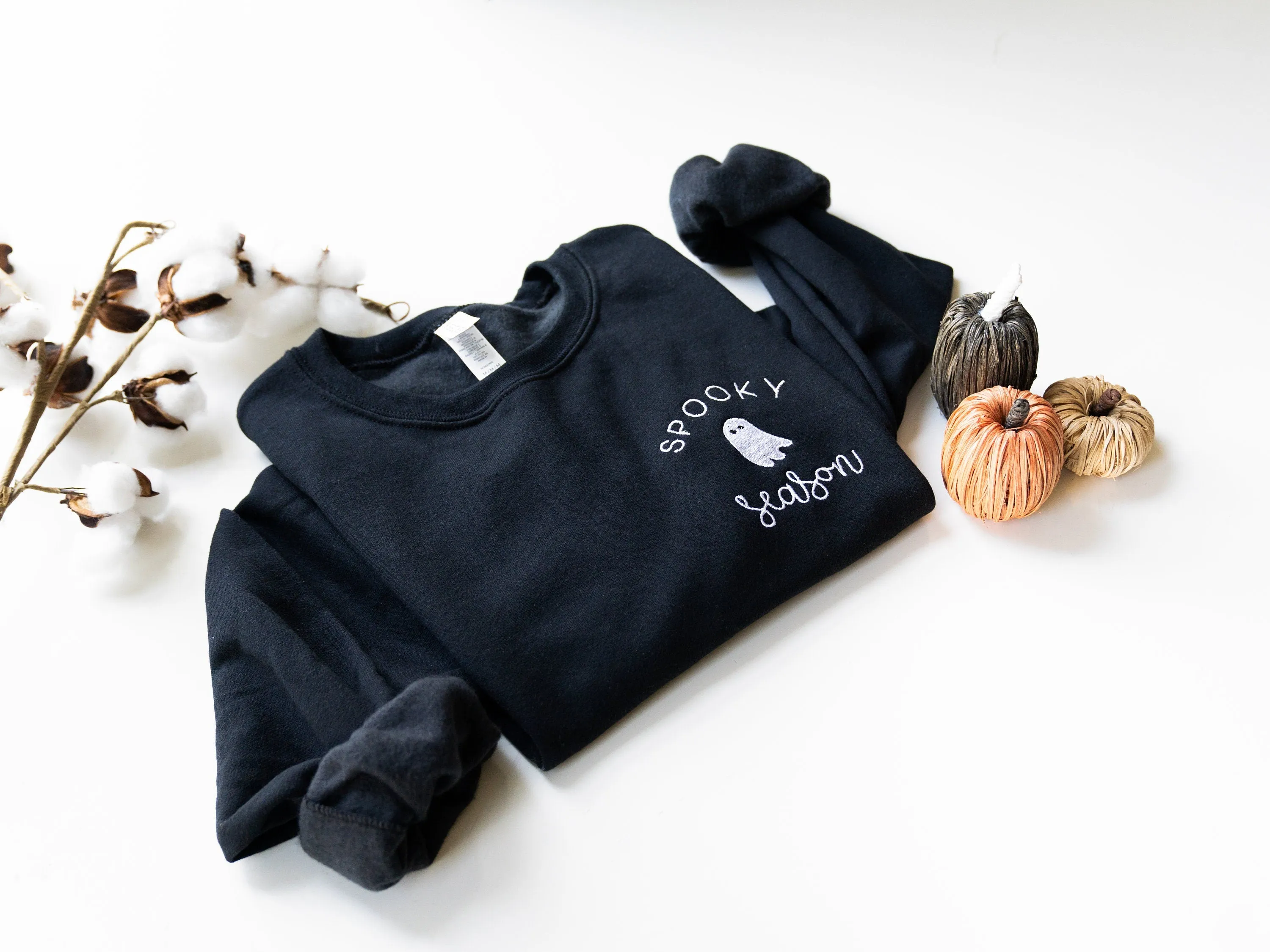 Embroidered Womens Halloween Sweatshirt