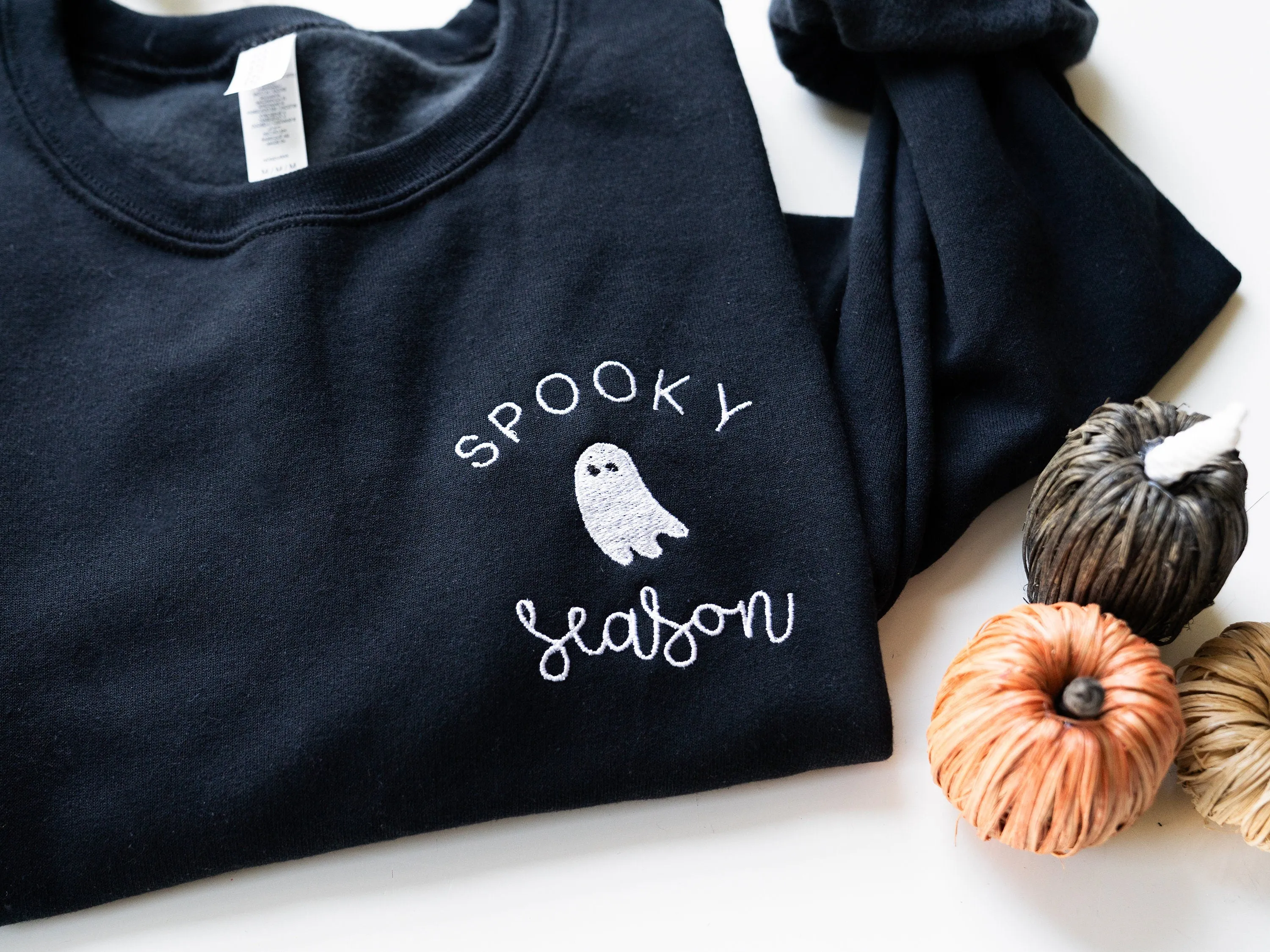 Embroidered Womens Halloween Sweatshirt