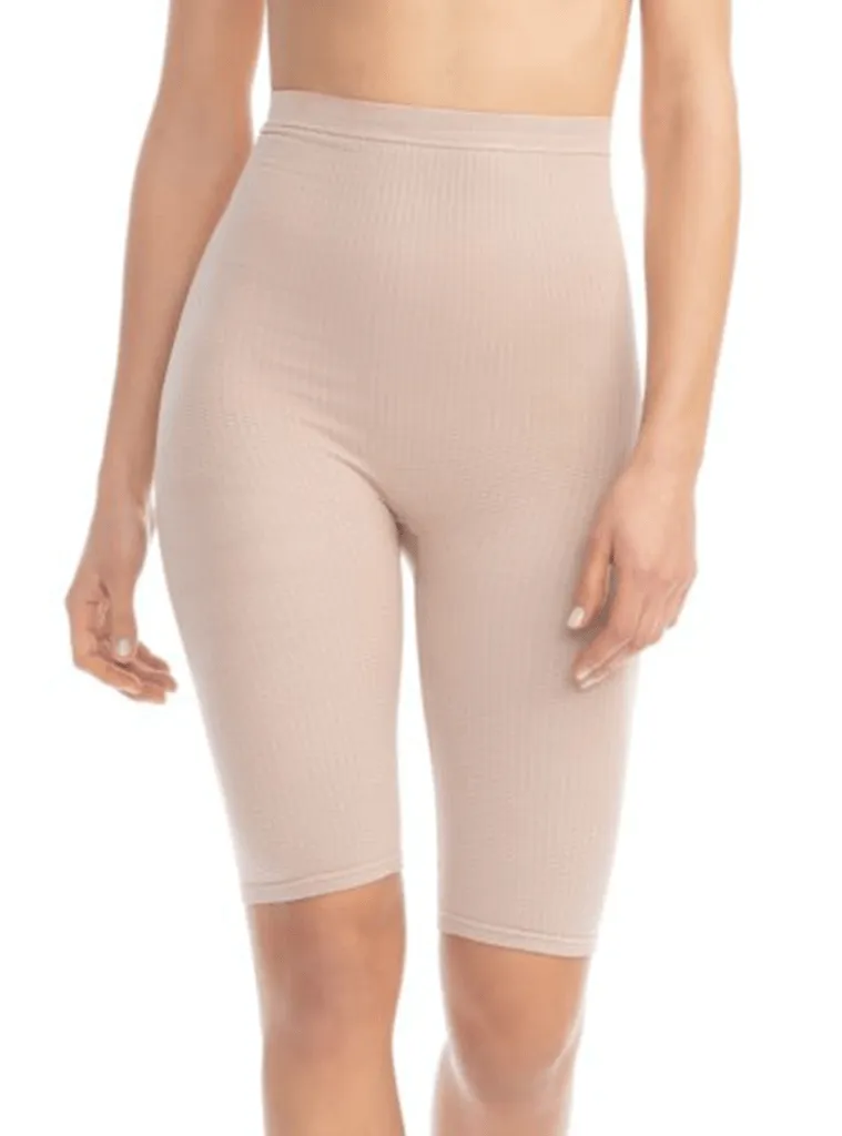 FarmaCell High Waist Knee Short - Black/Nude/White