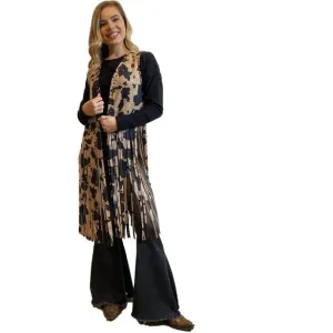Fashion Express Women's Cow Print Vest