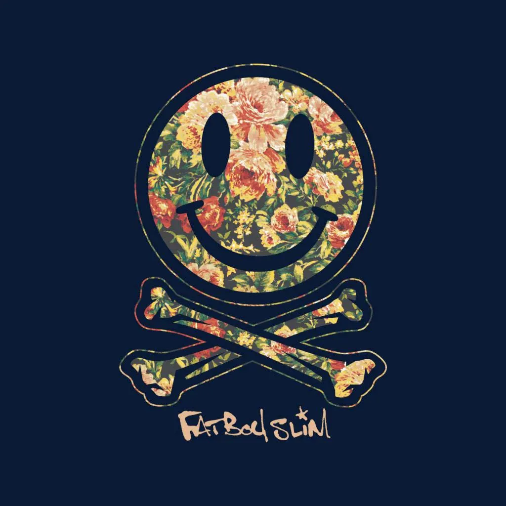 Fatboy Slim Floral Smiley And Crossbones Women's Vest