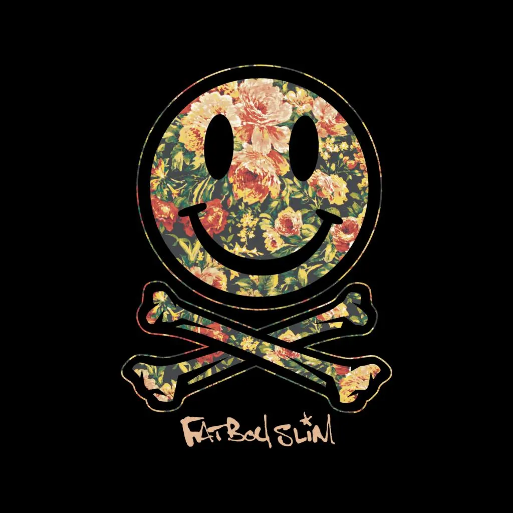 Fatboy Slim Floral Smiley And Crossbones Women's Vest