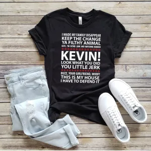 FAVORITE HOLIDAY MOVIE QUOTES TEE | HOME ALONE