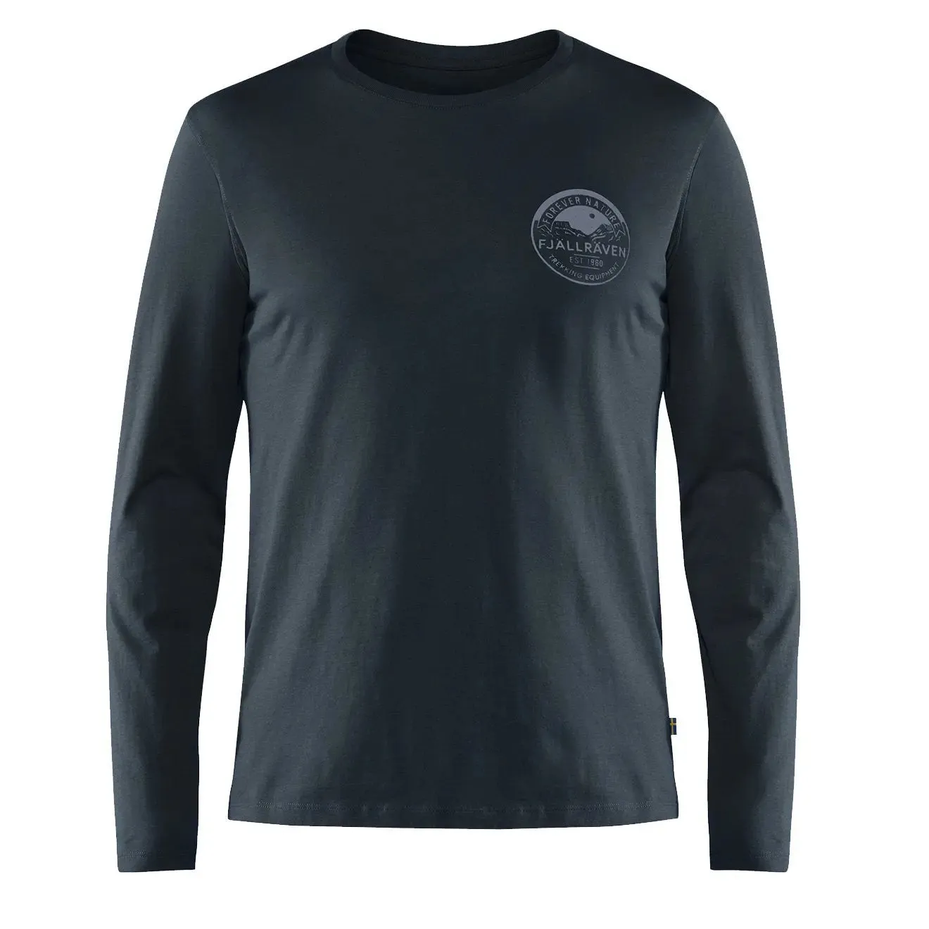Fjallraven Forever Nature Badge LS T-Shirt Dark Navy