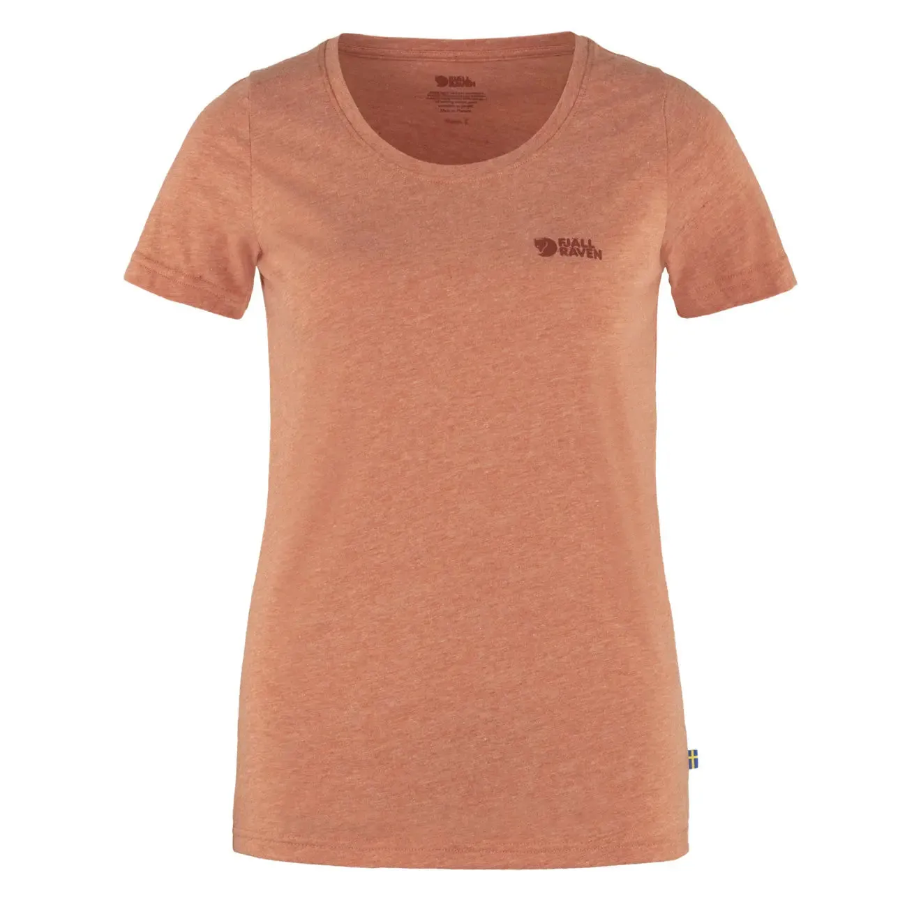 Fjallraven Womens Logo T-Shirt Rowan Red Melange