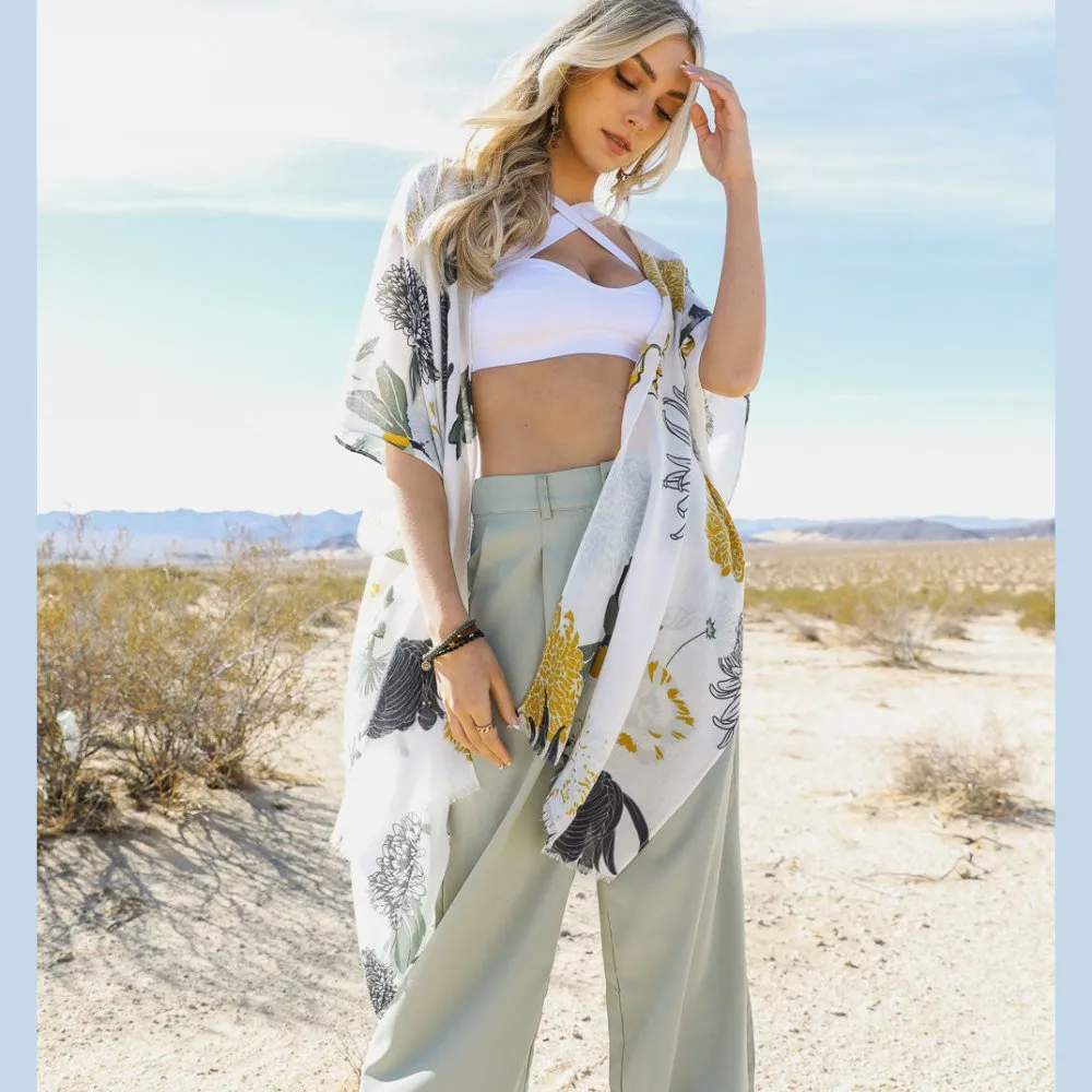 Floral California Summer Kimono
