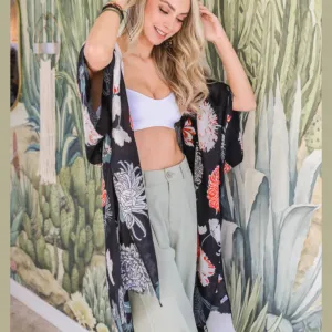 Floral California Summer Kimono