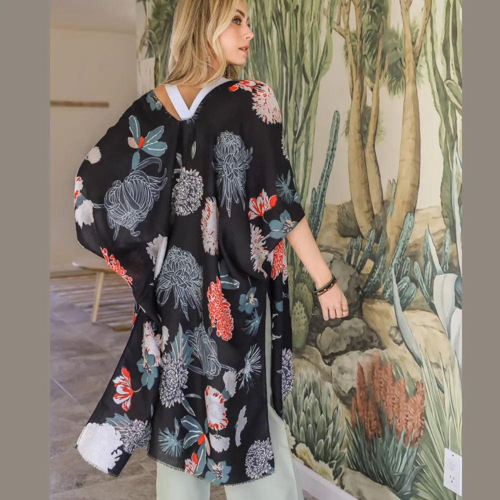 Floral California Summer Kimono