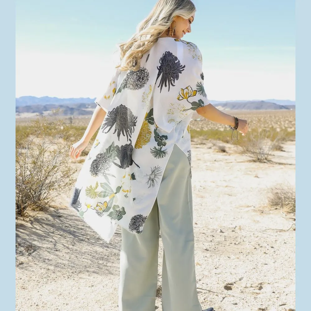 Floral California Summer Kimono