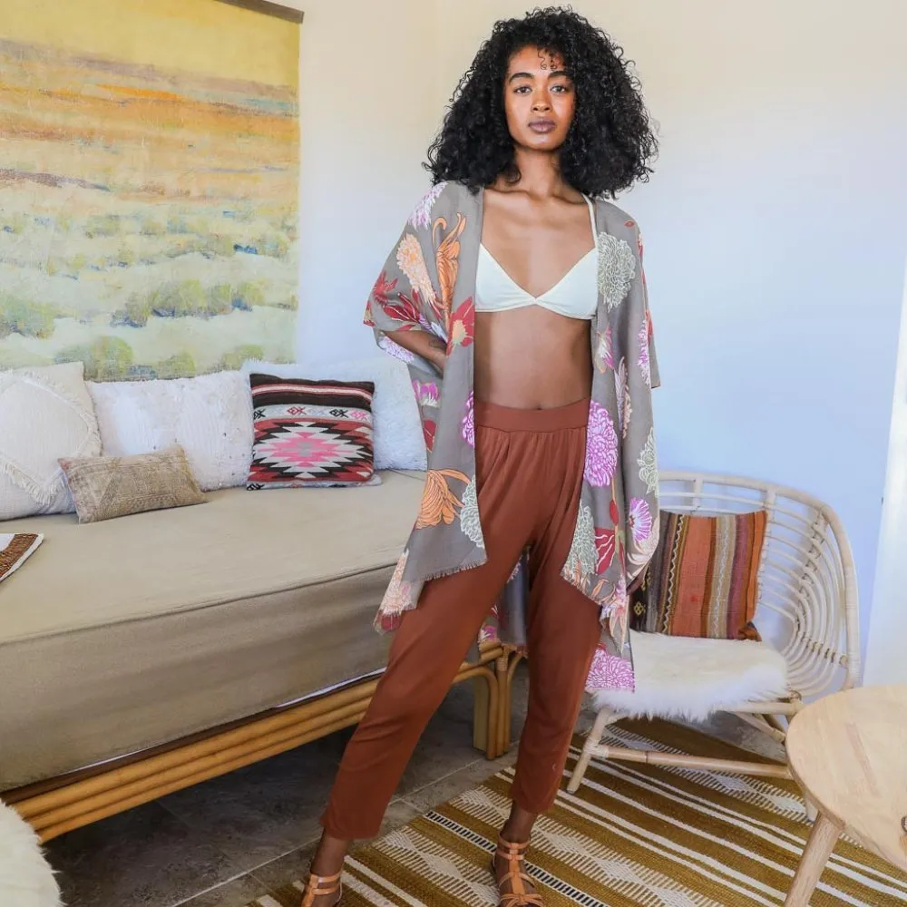 Floral California Summer Kimono