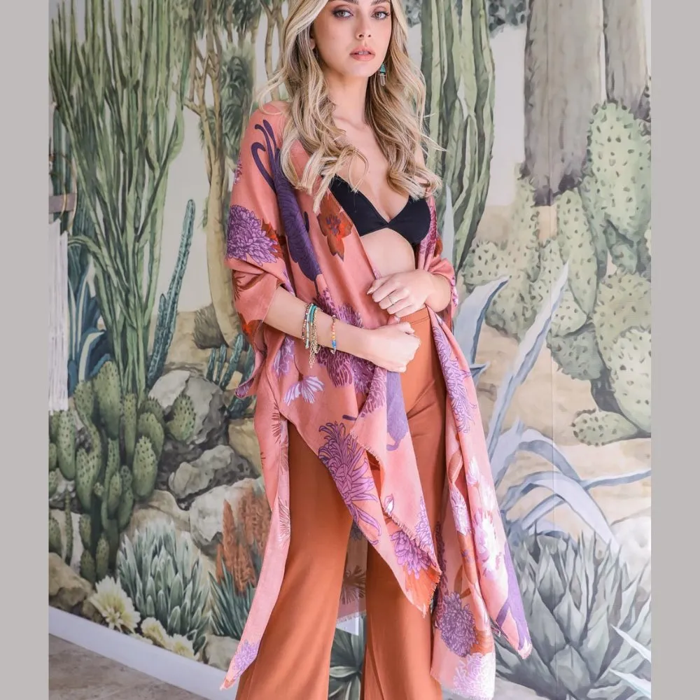 Floral California Summer Kimono