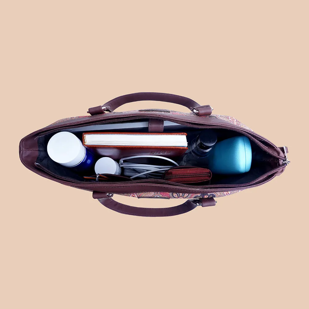 Flower Pattern Women's Office HandBag