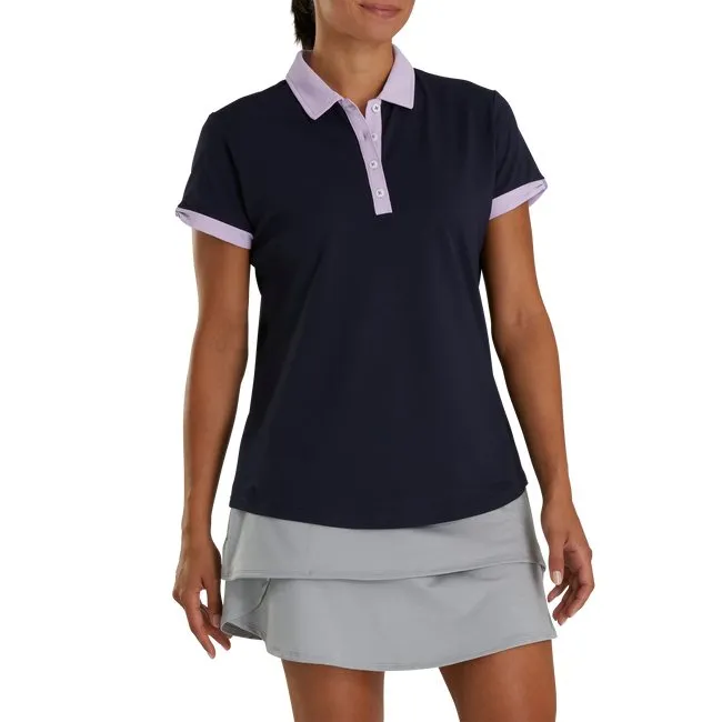 FootJoy Women's Short Sleeve Color Block Polo