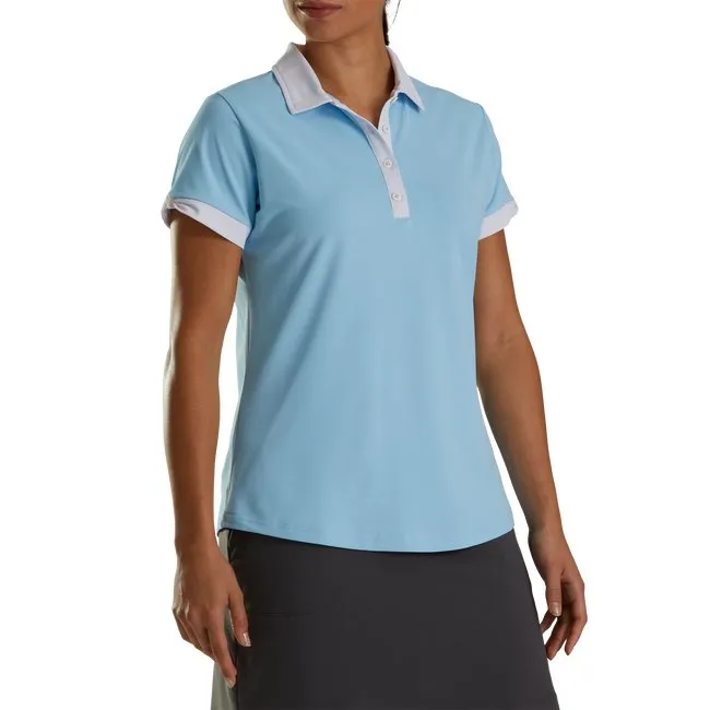 FootJoy Women's Short Sleeve Color Block Polo