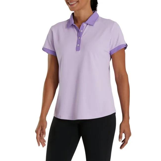 FootJoy Women's Short Sleeve Color Block Polo