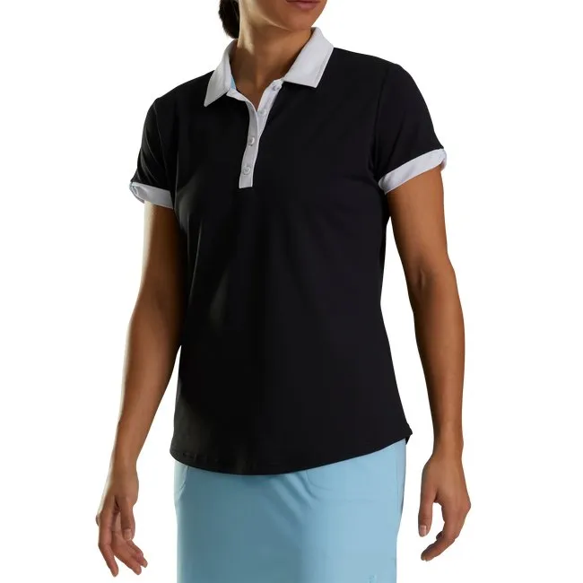 FootJoy Women's Short Sleeve Color Block Polo