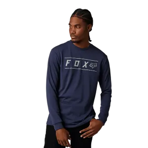 Fox Pinnacle Long Sleeve Tech Tee Heather Deep Cobalt