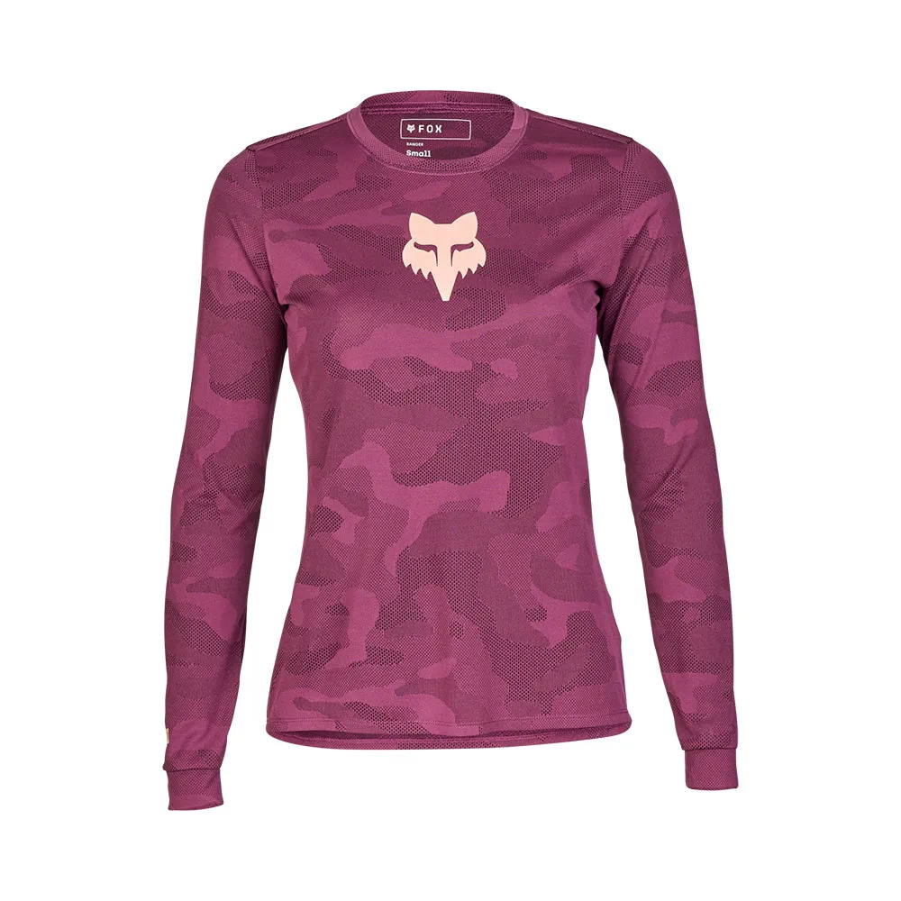 FOX WOMENS RANGER TRU DRI LS JERSEY [SANGRIA]