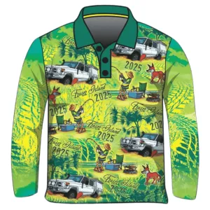 Fraser Island | Beer Bogs & BBQ Fraser Island (K'gari) Fishing Shirt (2025) ★Pre-Order★
