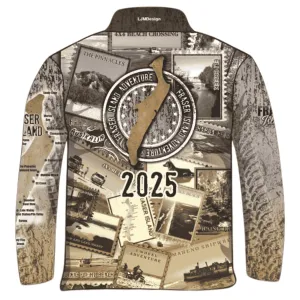 Fraser Island | Send it to Fraser Island (K'gari) Sepia Fishing Shirt (2025) ★Pre-Order★