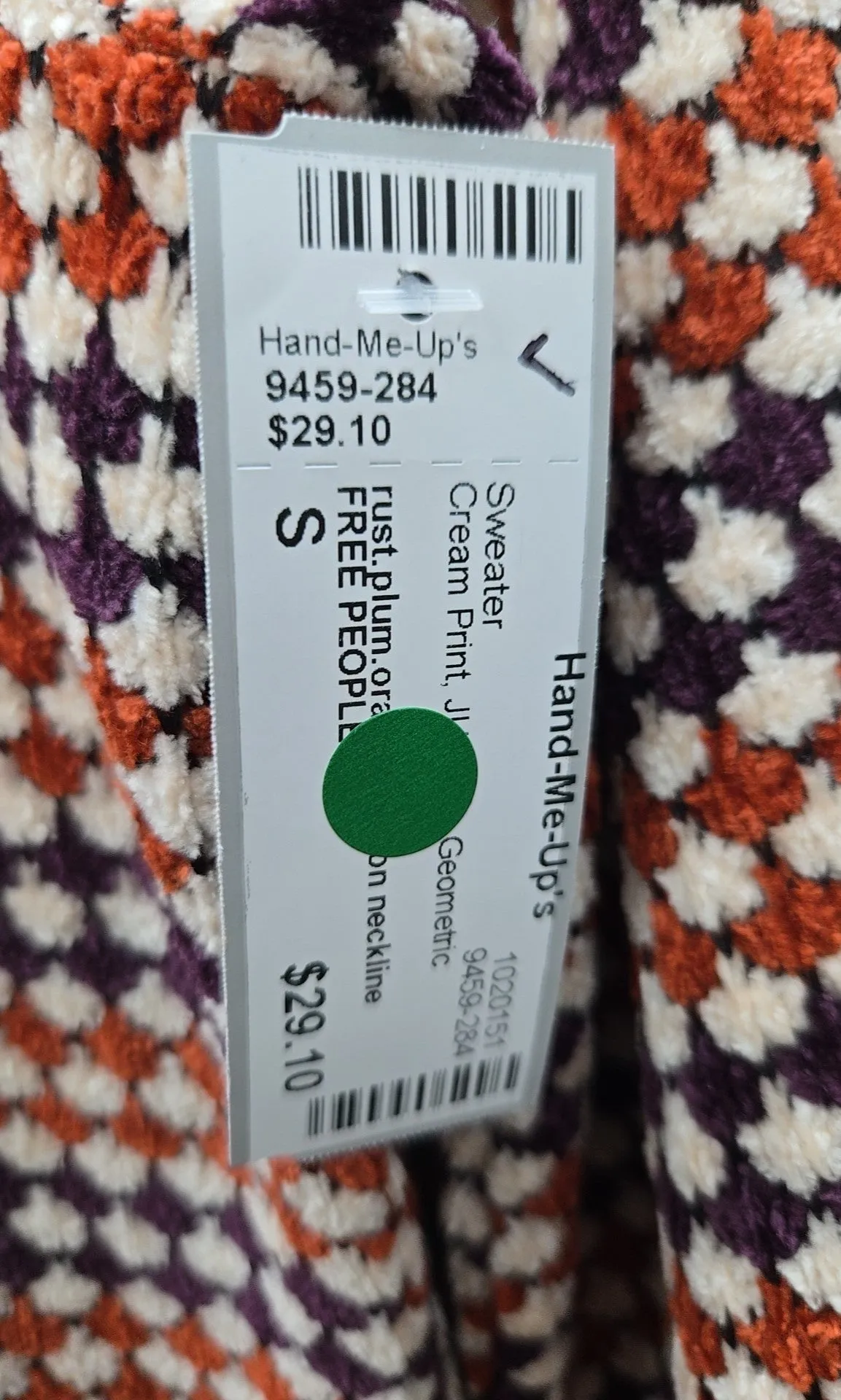 FREE PEOPLE Size S Sweater