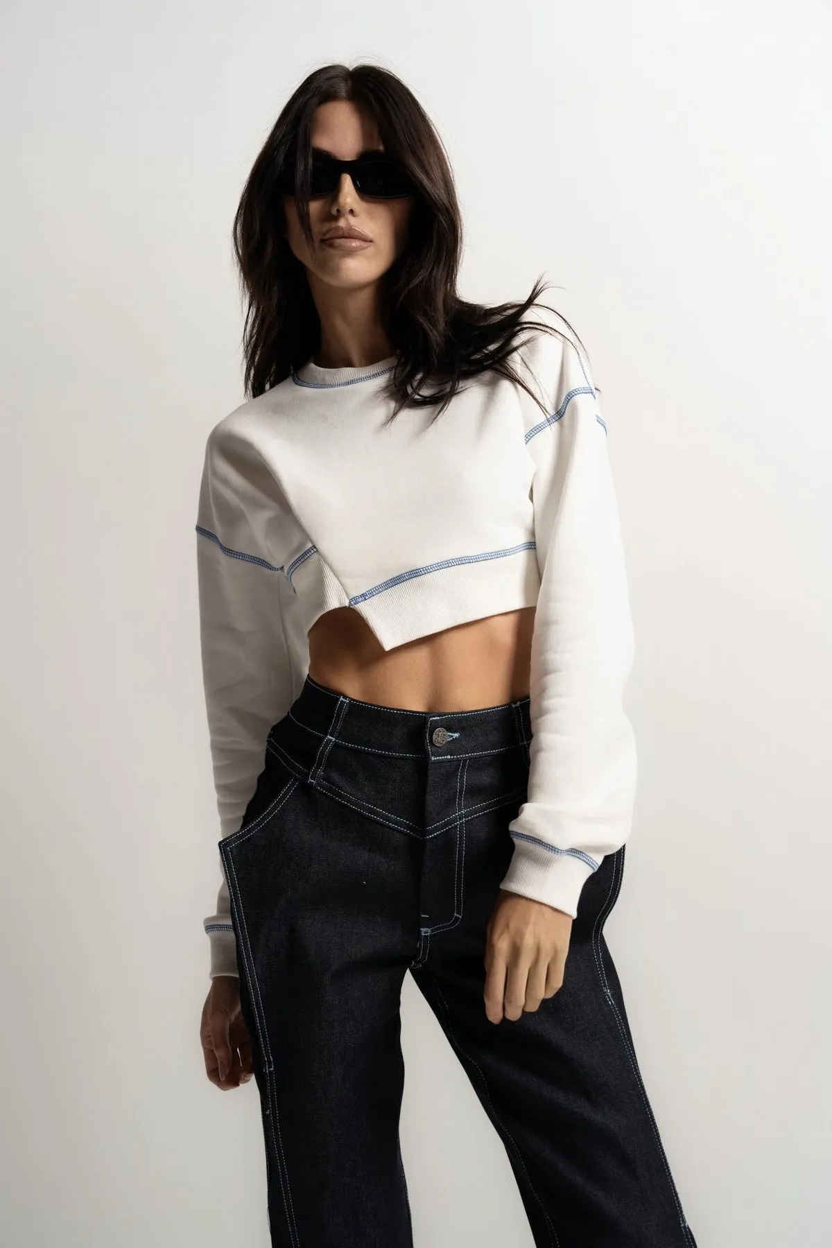 GAO | CROP SWEATSHIRT