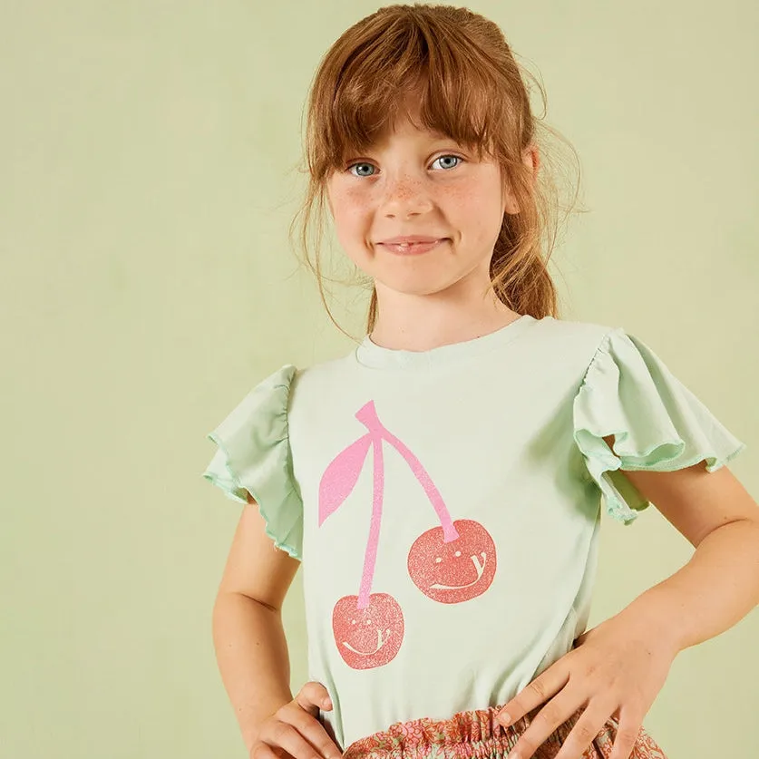 Girls Green Tjancy T-Shirt