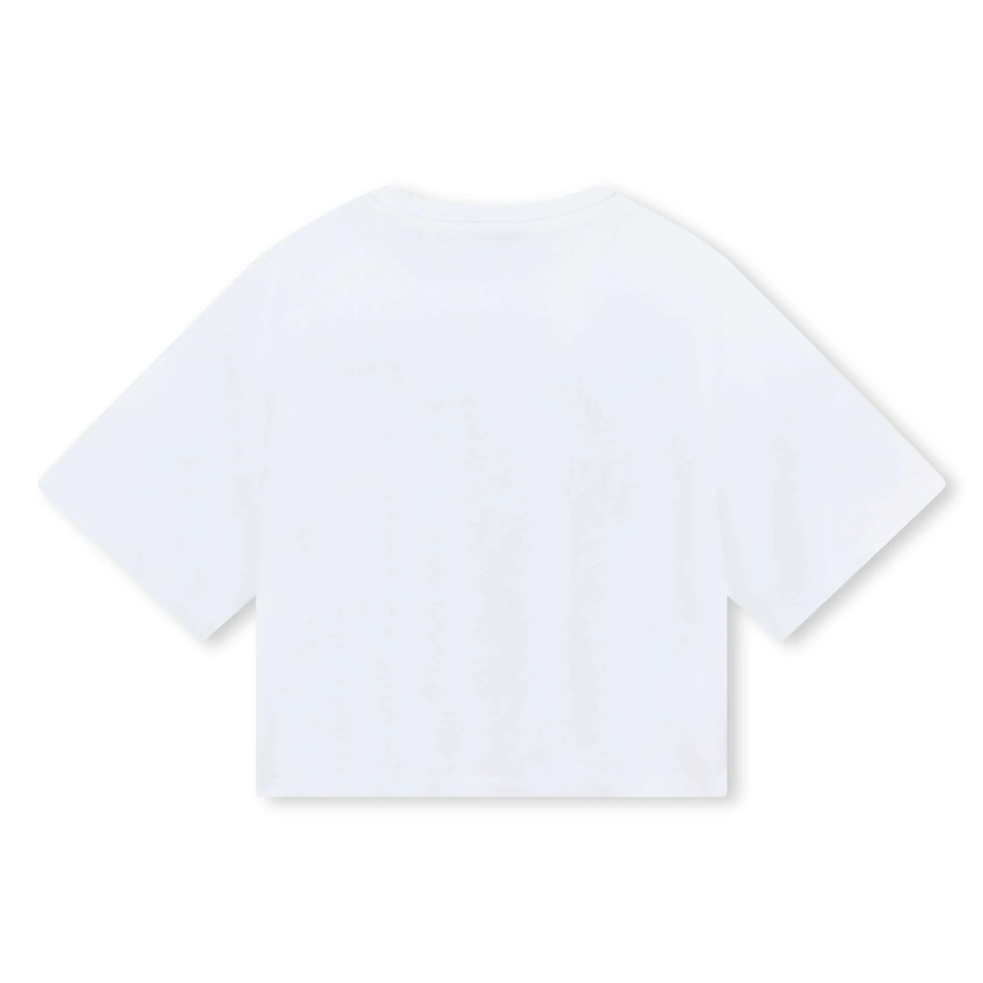 Girls White Logo Top