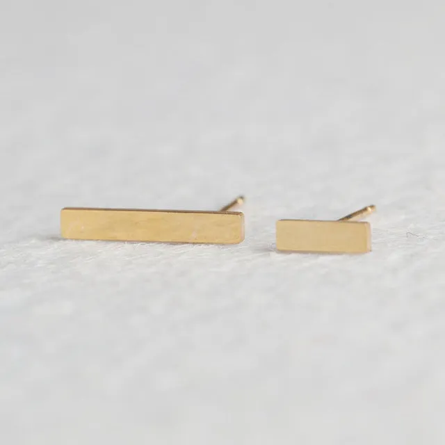 Golden and Silver Stainless Steel Minimalist Earrings for Women Trendy Stars Animal Cat Korean Stud Earrings Fashion Jewelry