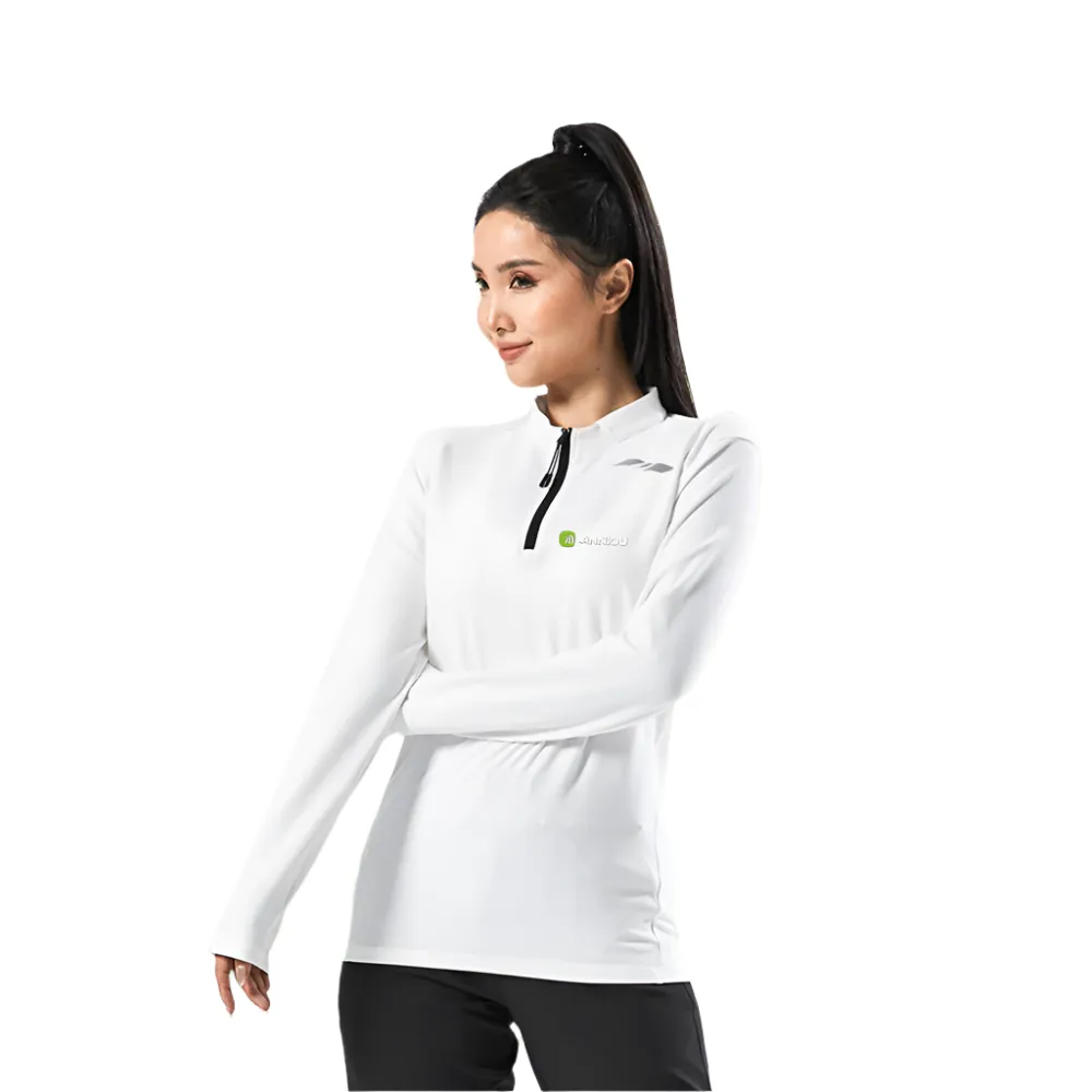 Half Stand Collar Sports Sweatshirt