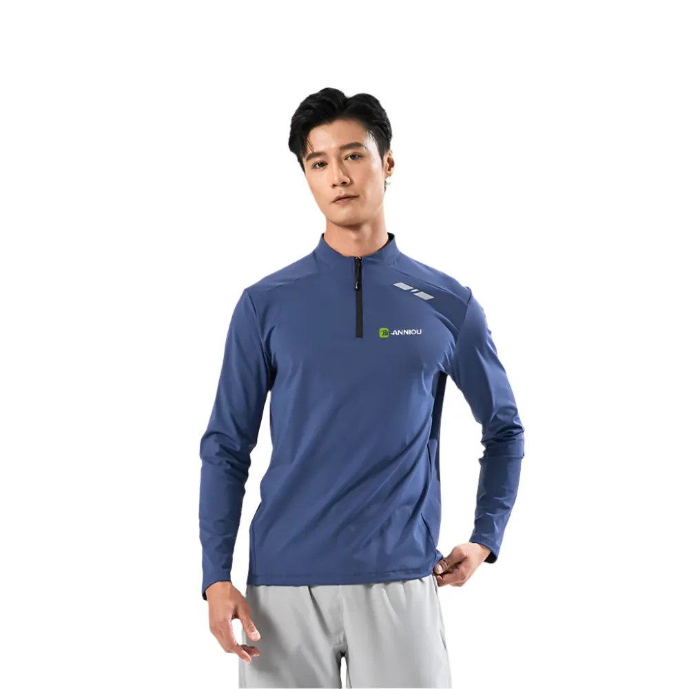 Half Stand Collar Sports Sweatshirt