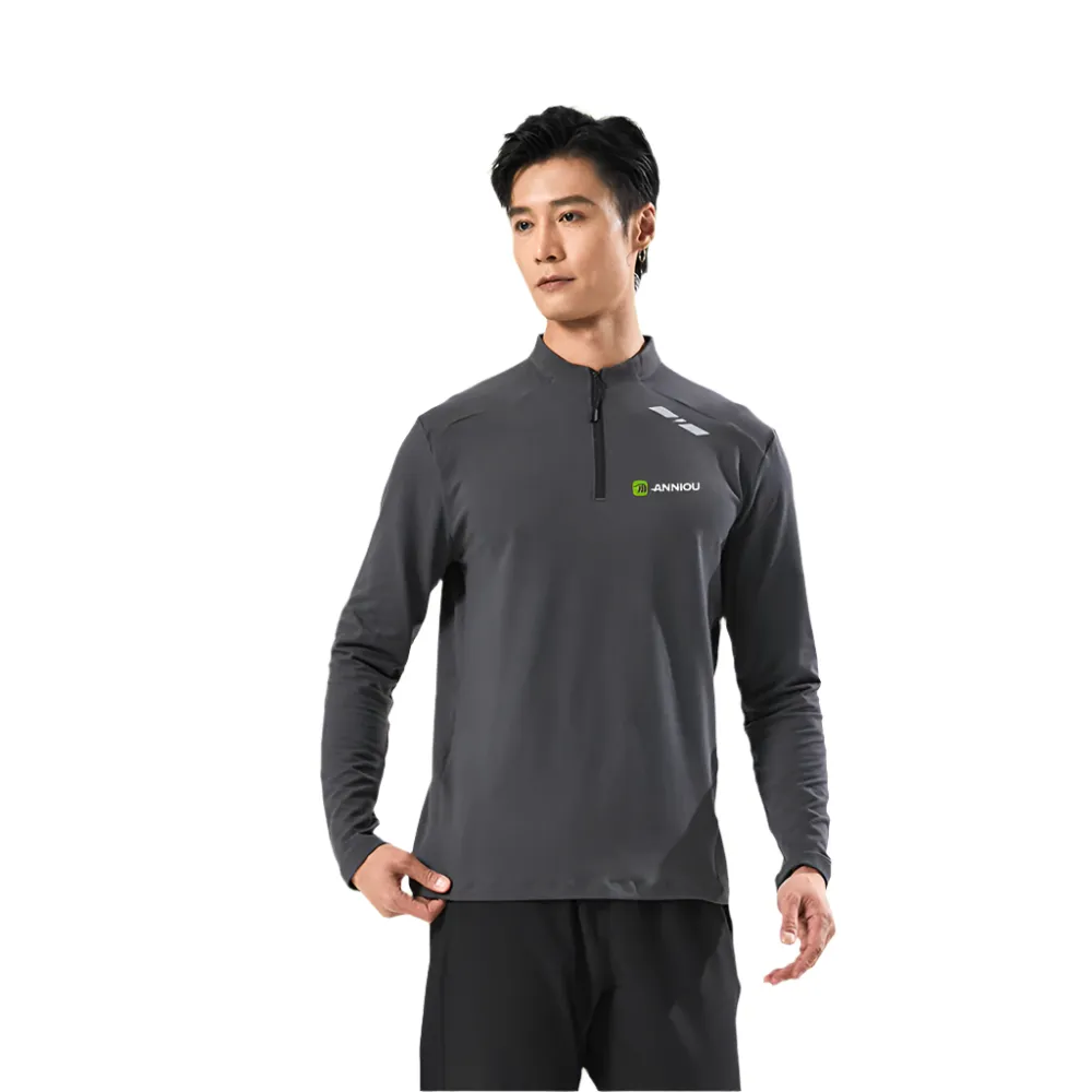 Half Stand Collar Sports Sweatshirt