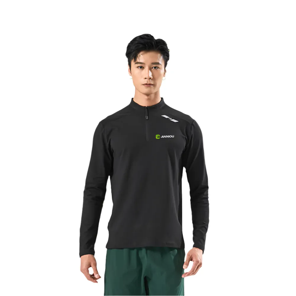 Half Stand Collar Sports Sweatshirt