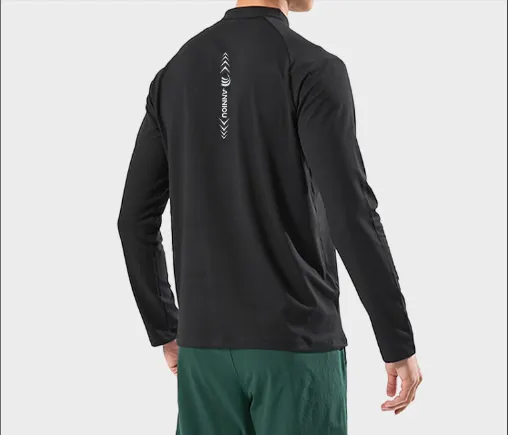 Half Stand Collar Sports Sweatshirt
