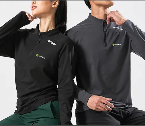 Half Stand Collar Sports Sweatshirt