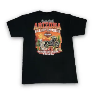 Harley-Davidson Elongated Bar & Shield - "Dry Heat" T-Shirt